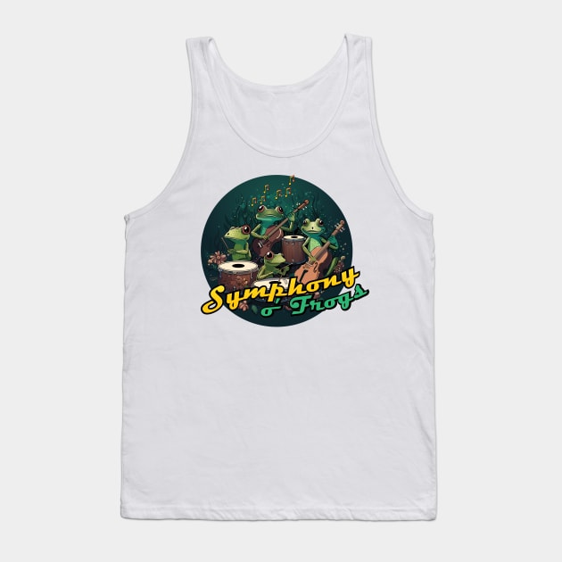 Symphony of Frogs Tank Top by SquishyKitkat